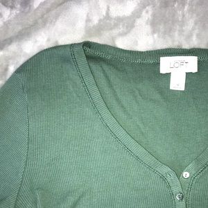 LOFT button long sleeve